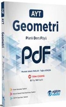 Eğitim Vadisi AYT Geometri Güncel PDF Planlı Ders Föyü