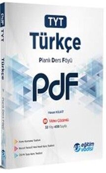 Eğitim Vadisi TYT Türkçe Güncel PDF Planlı Ders Föyü