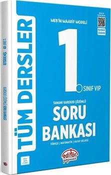 Editör Yayınları 1. Sınıf VİP Tüm Dersler Soru Bankası