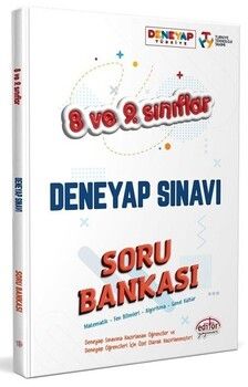 Editör Yayınları 8. ve 9. Sınıf Tüm Dersler Deneyap Sınavı Soru Bankası