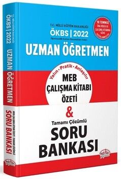 Editör Yayınları Uzman Öğretmen MEB Çalışma Kitabı Özeti ve Tamamı Çözümlü Soru Bankası