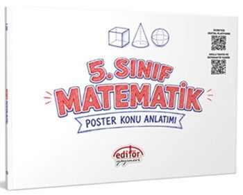 Editör Yayınları 5. Sınıf Matematik Poster Konu Anlatımlı