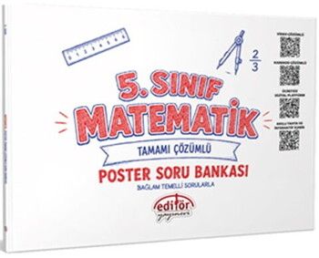 Editör Yayınları 5. Sınıf Matematik Poster Soru Bankası