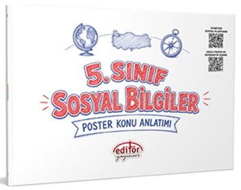Editör Yayınları 5. Sınıf Sosyal Bilgiler Poster Konu Anlatımlı