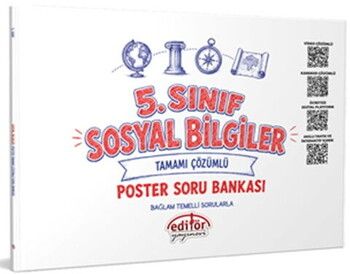Editör Yayınları 5. Sınıf Sosyal Bilgiler Poster Soru Bankası