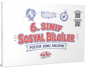 Editör Yayınları 6. Sınıf Sosyal Bilgiler Poster Konu Anlatımlı