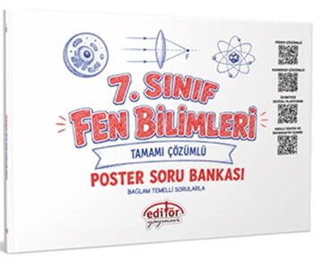Editör Yayınları 7. Sınıf Fen Bilimleri Poster Soru Bankası