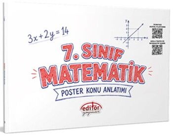 Editör Yayınları 7. Sınıf Matematik Poster Konu Anlatımlı