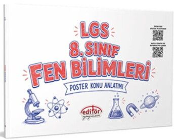 Editör Yayınları 8. Sınıf LGS Fen Bilimleri Poster Konu Anlatımlı