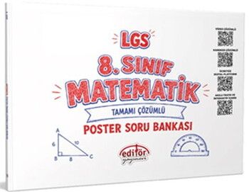 Editör Yayınları 8. Sınıf LGS Matematik Poster Soru Bankası