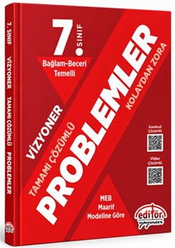 Editör Yayınları 7. Sınıf Problemler Bağlam ve Beceri Temelli Soru Bankası