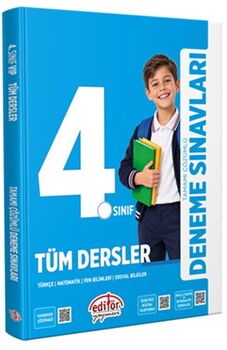 Editör Yayınları 4. Sınıf Tüm Dersler Deneme Sınavları