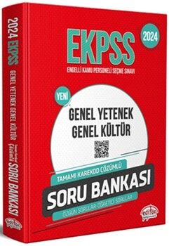 Editör Yayınları EKPSS Genel Kültür Genel Yetenek Soru Bankası