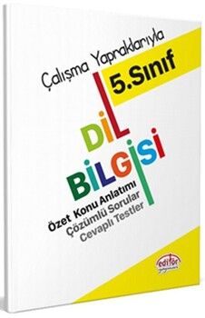 Editör Yayınları 5. Sınıf Çalışma Yapraklarıyla Dil Bilgisi