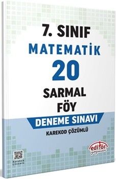 Editör Yayınları 7. Sınıf Matematik 20 Sarmal Föy Deneme