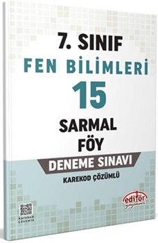 Editör Yayınları 7. Sınıf Fen Bilimleri 15 Sarmal Föy Deneme