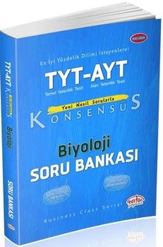 Editör Yayınları TYT AYT Biyoloji Konsensüs Soru Bankası