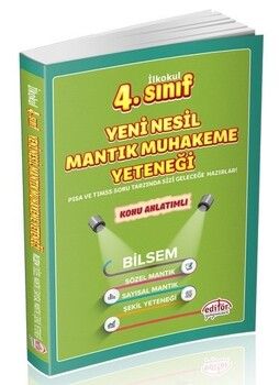 Editör Yayınları 4. Sınıf Mantık Muhakeme Yeteneği Bilsem Yeni Nesil Konu Anlatımlı