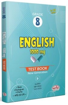 Editör Yayınları 8 Grade English 1000 mg Test Book
