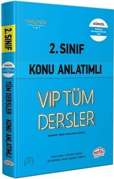 Editör Yayınları 2. Sınıf VİP Tüm Dersler Konu Anlatımlı