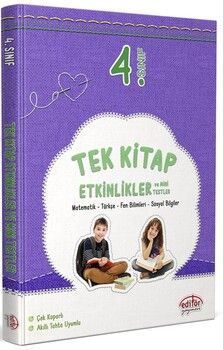 Editör Yayınları 4. Sınıf Tek Kitap Etkinlikler ve Mini Testler