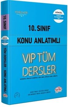 Editör Yayınları 10. Sınıf VİP Tüm Dersler Konu Anlatımlı