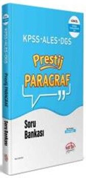Editör Yayınları KPSS ALES DGS Paragraf Prestij Soru Bankası