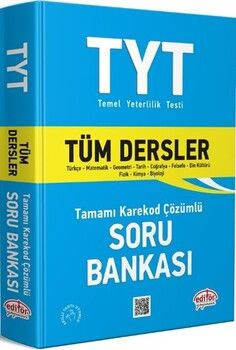 Editör Yayınları TYT Tüm Dersler Soru Bankası