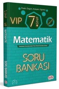 Editör Yayınları 7. Sınıf VIP Matematik Soru Bankası