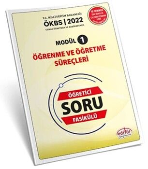 Editör Yayınları Uzman ve Başöğretmen Modül 1 Öğrenme ve Öğretme Süreçleri Özet ve Öğretici Soru Fasikülü