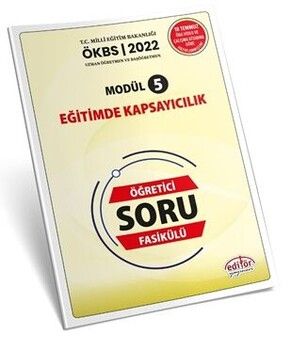 Editör Yayınları ÖKBS Eğitimde Kapsayıcılık Soru Fasikülü Modül 5
