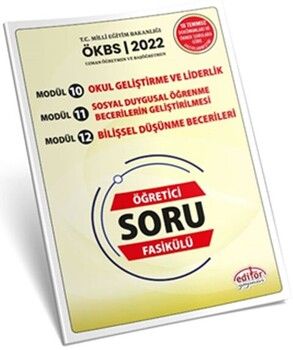 Editör Yayınları Başöğretmen Modül 10 Okul Geliştirme ve Liderlik - Modül 11 Sosyal Duygusal Öğrenme Becerilerin Geliştirilmesi