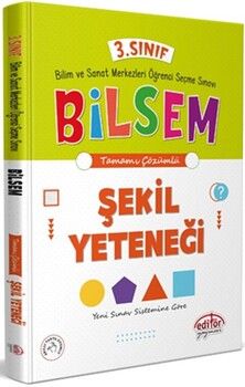 Editör Yayınları 3. Sınıf Bilsem Hazırlık Şekil Yeteneği