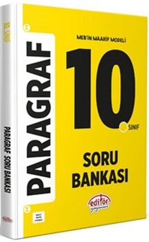 Editör Yayınları 10. Sınıf Paragraf Soru Bankası