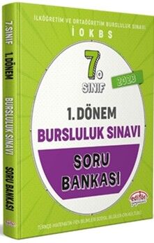 Editör Yayınları 7. Sınıf 1. Dönem Bursluluk Sınavı Soru Bankası