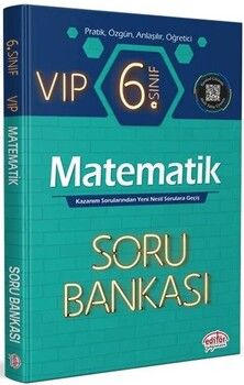 Editör Yayınları 6. Sınıf Vip Matematik Soru Bankası