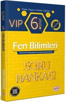 Editör Yayınları 6. Sınıf Vip Fen Bilimleri Soru Bankası