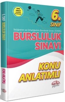 Editör Yayınları 6. Sınıf Bursluluk Sınavı Konu Anlatımlı