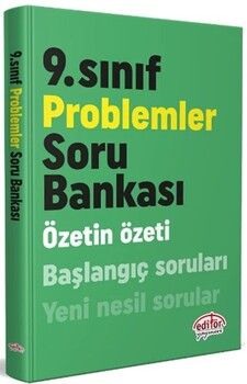 Editör Yayınları 9. Sınıf Matematik Problemler Soru Bankası