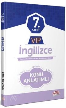 Editör Yayınları 7. Sınıf VIP İngilizce Konu Anlatımlı