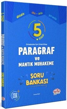 Editör Yayınları 5. Sınıf Paragraf ve Mantık Muhakeme Soru Bankası