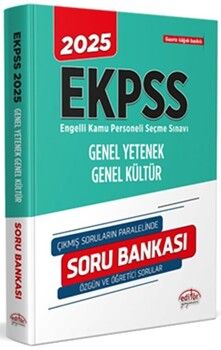Editör Yayınları EKPSS Genel Kültür Genel Yetenek Soru Bankası