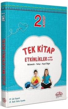 Editör Yayınları 2. Sınıf Tek Kitap Etkinlikleri ve Mini Testler