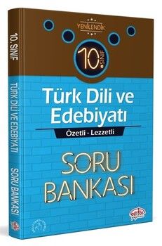 Editör Yayınları 10. Sınıf Türk Dili ve Edebiyatı Özetli Lezzetli Soru Bankası
