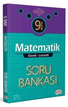Editör Yayınları 9. Sınıf Matematik Özetli Lezzetli Soru Bankası