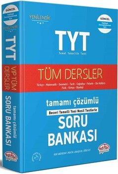 Editör Yayınları TYT Tüm Dersler Soru Bankası