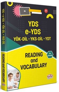 Editör Yayınları YDS  e-YDS YÖK-DİL YKS-DİL YDT READING AND VOCABULARY FOR EXAMS