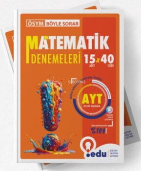 Edu Yayınları AYT Matematik 15 x 40 Branş Denemeleri