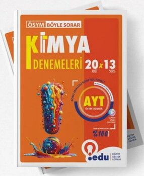 Edu Yayınları AYT Kimya 20 x 13 Branş Denemeleri