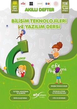 EFX Akademi 6. Sınıf Bilişim Teknolojileri ve Yazılım Dersi Akıllı Defter